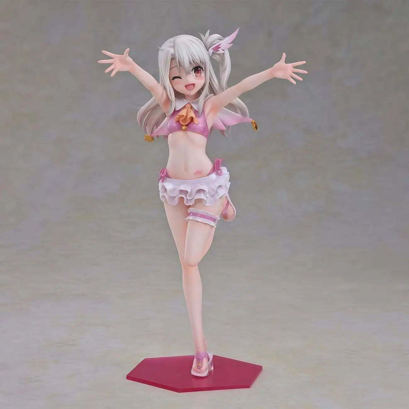 In-Stock 20CM Replica Fate/Kaleid Liner Prisma Illya Miyu Edelfelt Swimsuit Collection Figurine Toy Cute Desktop Decoration Gift