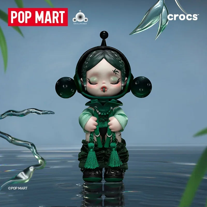 Pop Mart SKULLPANDA X CROCS OOTD серия Blind Box Toys Kawaii Anime Фигурка Изненада Мистериозна Кутия Кукли Момиче