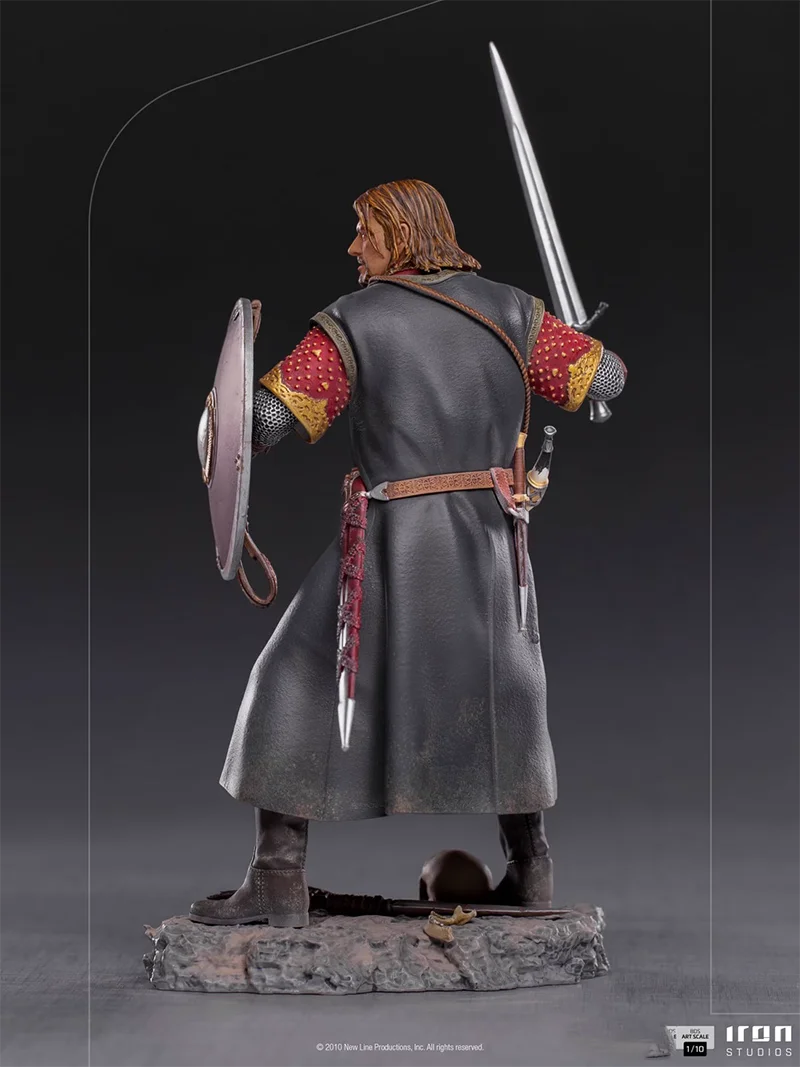 Original IRON STUDIOS 43321 1/10 Boromir Figure Model Toys9-inch Limited Edition Collectible Scenery Ornaments Gift