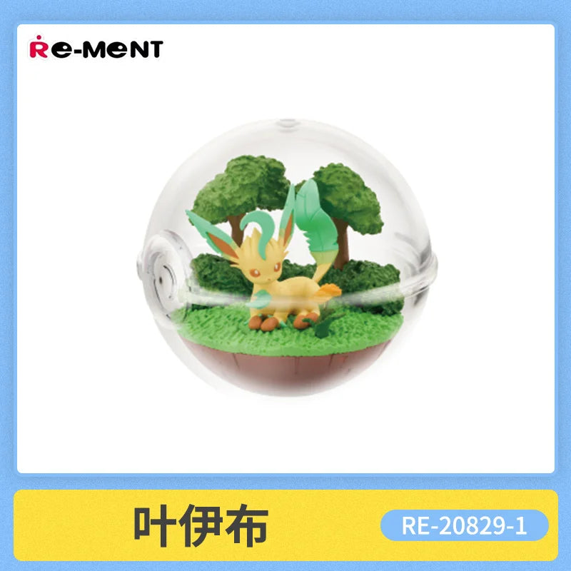 Genuine Re-Ment Pokemon Leisure time Poke Ball Trapinch Gonbe Slowpoke Goomy Action Figure Model Toys Gift for Birthday