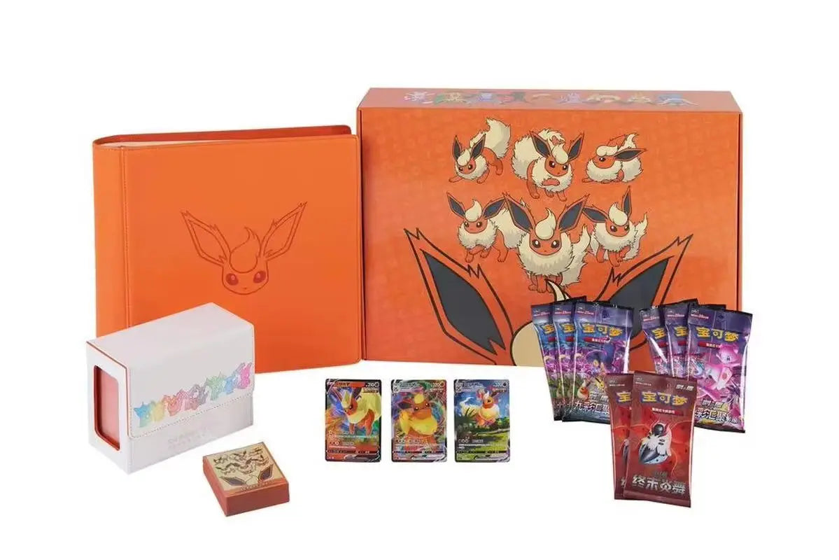 New Original Pokemon Tcg Eevee Cards Collection Simplified 6.0 Advanced Ptcg Special Toys Edition Custom Set Customized Box Gift