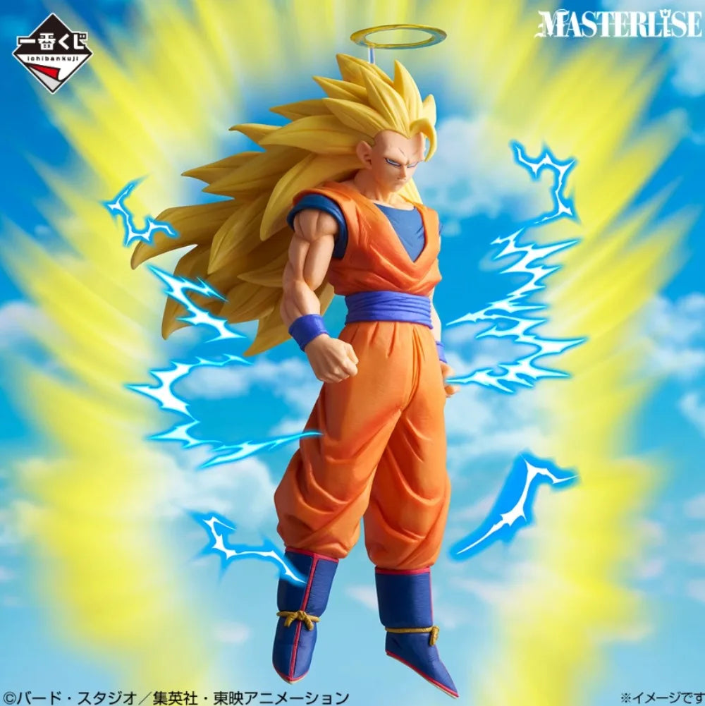 100%original Genuine Bandai Spirits Ichiban Kuji Son Goku SSJ3 (A Prize) Anime Figure Model Decoration Character Collection Toy
