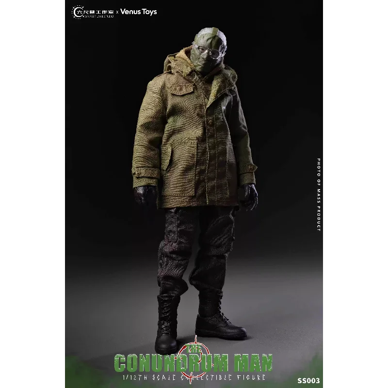 In Stock Six Feet Lane Studio x Venus Toys 1/12 Charming SS003 Riddler Action Figure Collectible Toy