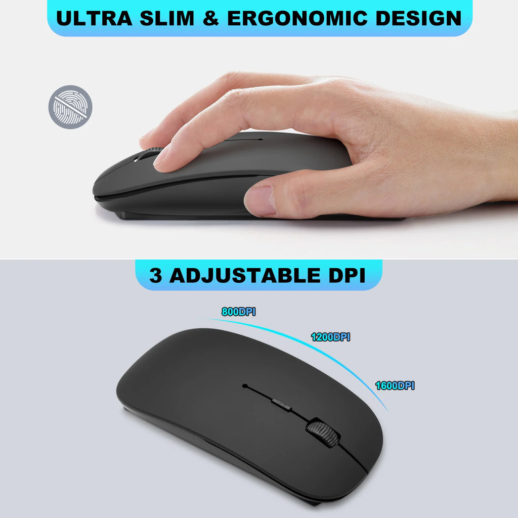 Lefon Wireless Numeric Keyboard 18 Keys Mini Digital Number Pad Keypad Accounting Bank Keypad Mouse Set For PC Laptop Notebook