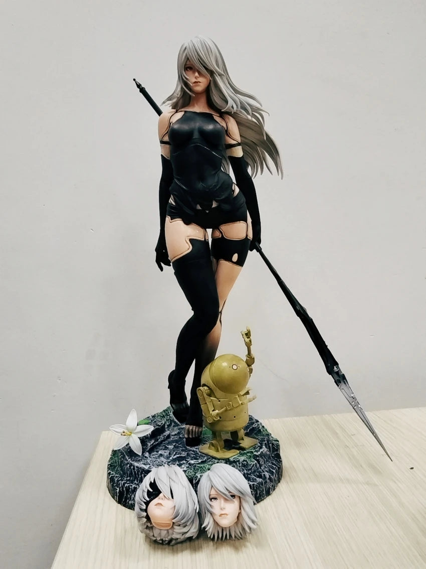 50 cm NieR: Automata Yorha Typ B 2B YoRHa Typ A Nr. 2 A2 Anime Girl PVC Action Figur Spielzeug Statue Sammlung Modell Puppe Geschenk