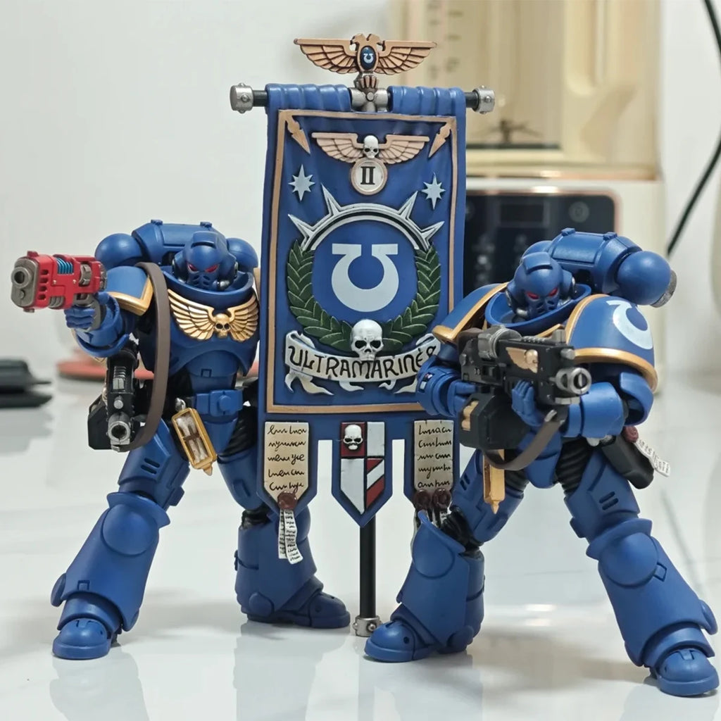 JOYTOY Warhammer 40k Action Figure 1/18 Ultramarines Intercessors Anime Figurine Articulated Joints Model Collection Model Toys