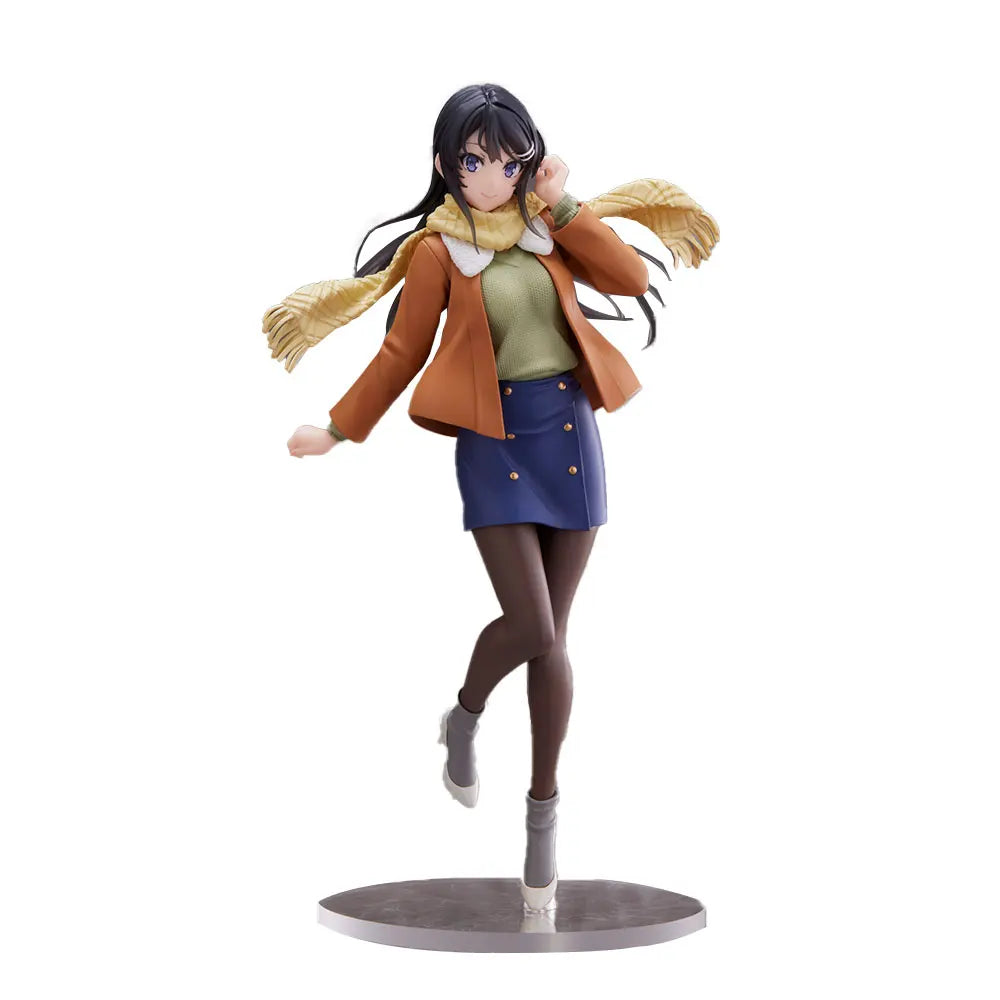 18CM Аниме Rascal Does Not Dream of Bunny Girl Senpai Фигура Sakurajima Mai Stand Анимационен Модел Играчка Подарък Колекция Декорация