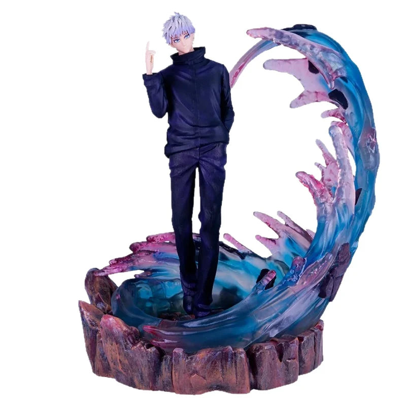30cm New Jujutsu Kaisen Anime Figure Gojo Satoru Peripheral PVC Model Statue Desktop Decoration Ornaments Birthday Gifts Toys