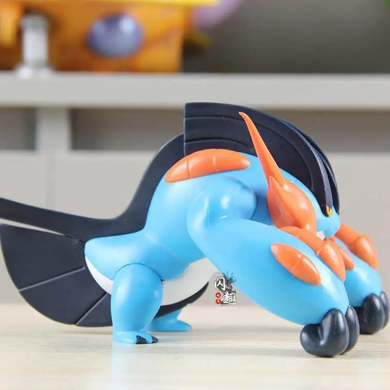 9cm Mega Swampert Anime Figure Model Statue Collection Desktop Decoration Ornament Toys Gifts For Fans