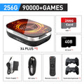 KINHANK Amlogic S905X4 Retro Video Game Console Super Console X4 Plus 90000 Game for 60+ Emulator Arcade/MAME/NAOMI Game Console
