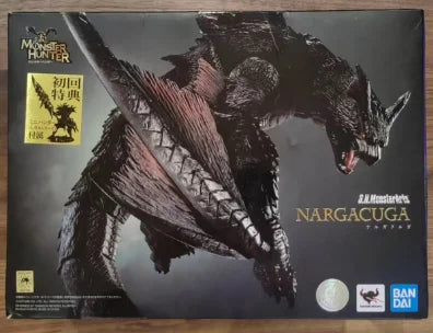 BANDAI Original S. H. MonsterArts Monster Hunter Swift Dragon Action Figure Model Toys Movable Model Ornaments Gifts for Boy
