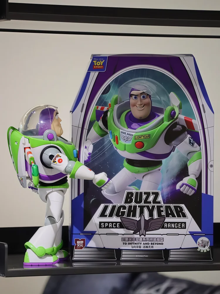 Disney Toy Story Buzz Lightyear Assembly Toy 17joints Movable 30cm Trendy Desktop Decoration Collectible Model Gift For Children