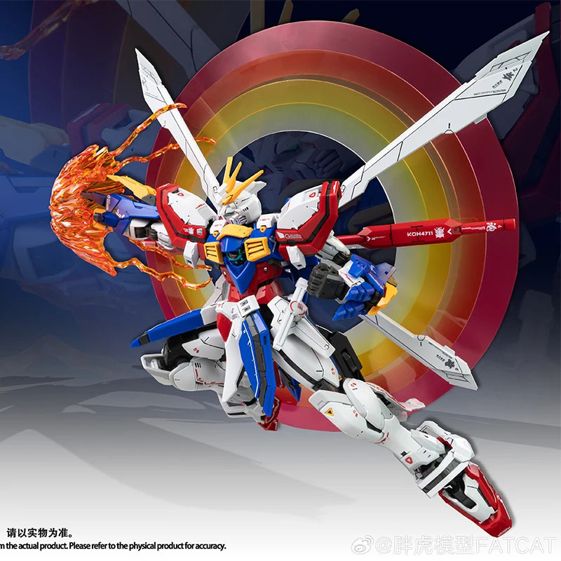 Fat Cat 002 God Mecha 1/100 RG Assembly Model Kit Action Figure Mecha Plastic Models Collection Collectible Anime Figurine Toys