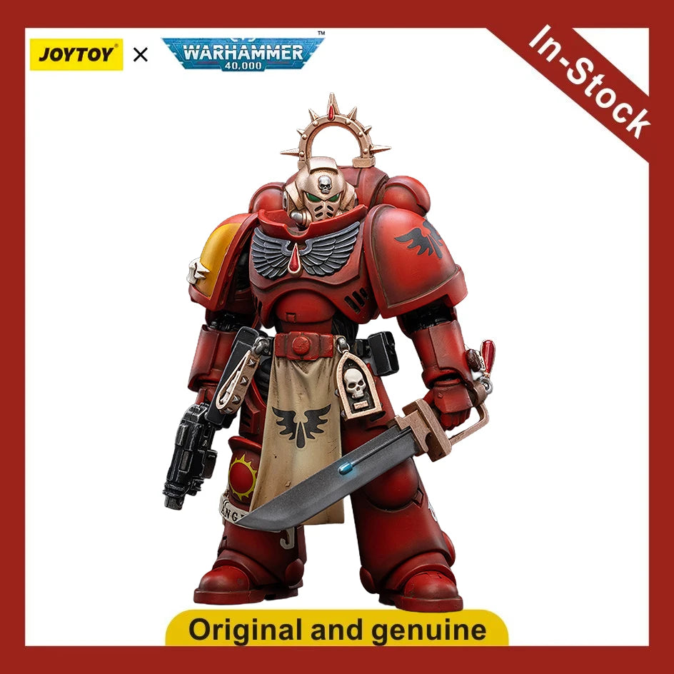 【In Stock 】 JOYTOY Warhammer 40K Blood Angels Primaris Lieutenant Tolmeron 1/18 Action Figures Toys Models