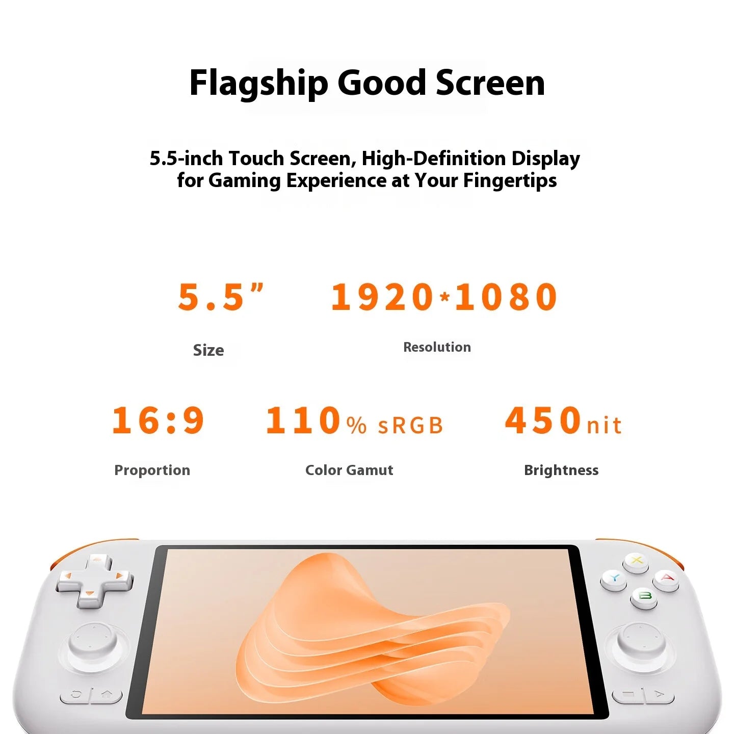 MangMi Air X Android Game Console 5.5Inch 1080P IPS Touch Screen 5000mAh Hall-Effect Joystick Trigger Handheld Game Consoles