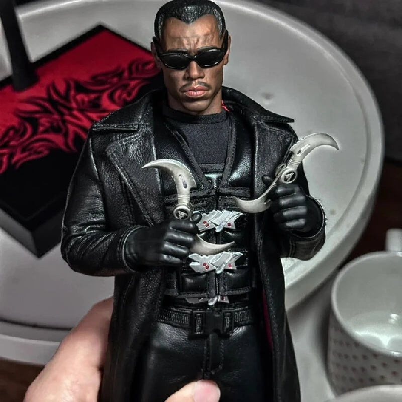 Blade Man Pc005 1/6 Collectible Action Figure Fiction Movie Super Hero Eric Brooks Daywalker Male Figurine Collectible Gifts
