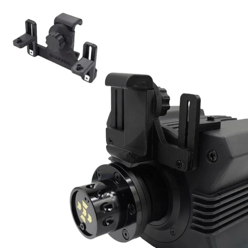 Universal Adjustable Phone Holder Mount Stand Compatible with MOZA R5 R3 R9 R12 FANATEC SIMAGIC Base - Easy Install