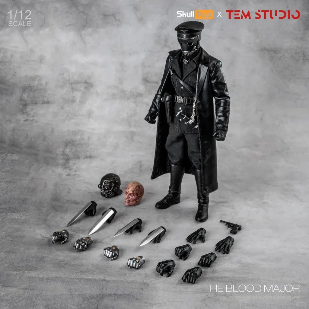 New TEM STUDIO Skull Toyz Major Scarlet Night Hellboy Kroenen 1/12 Scale Action Figure Anime Model Collection Model Toys