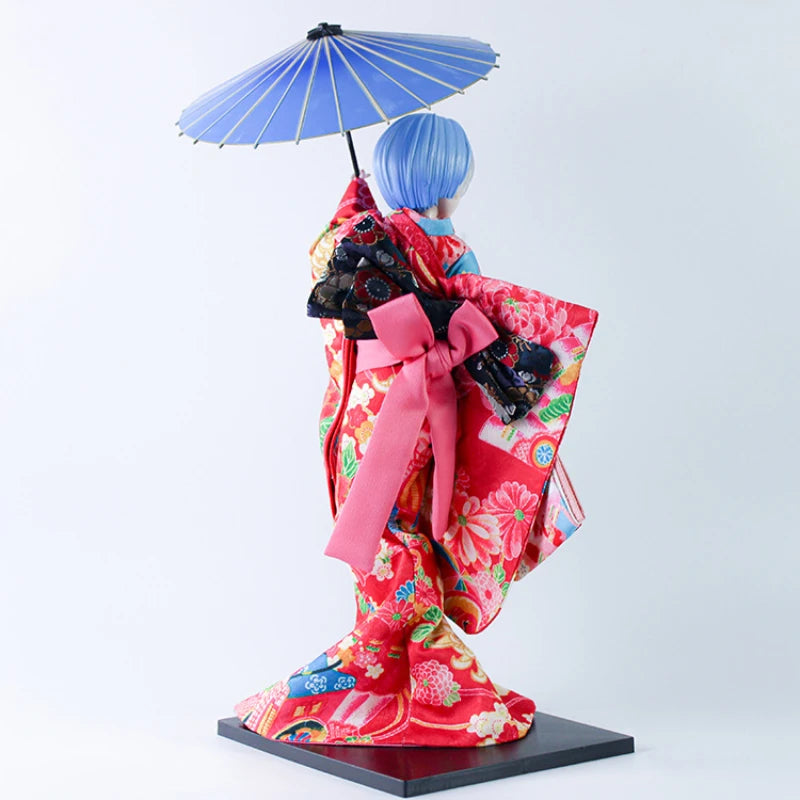 51cm Re Starting Life in Another World - Rem Kimono Action Figures Anime Model Statue Collection Desktop Decoration Gift