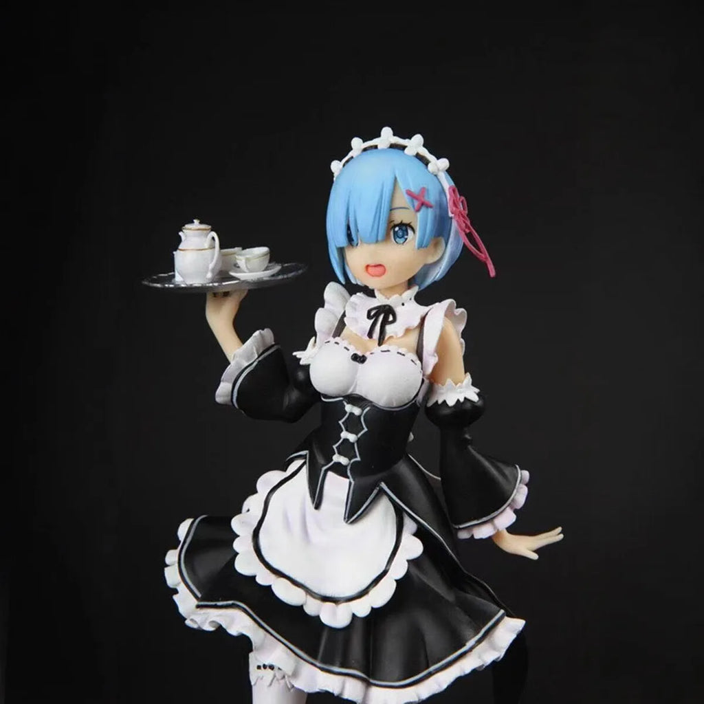 Re: Life In A Different World From Zero Series Pvc Figure Rem Ram Cute Girl Maid Toys Collect Decoration Anime Birthday Gifts