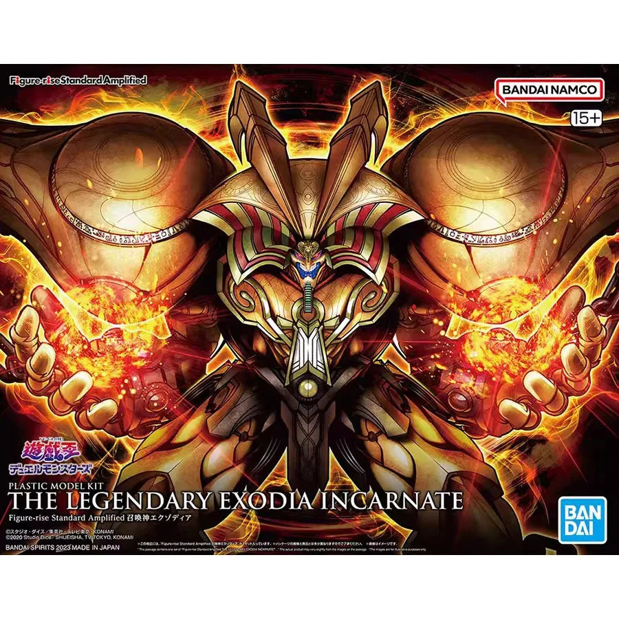 In Stock Bandai Fes Figure Rise Yu-Gi-Oh! Exodia Dark Magician Model Kit Cool Gift Mecha Warrior Figure Garage Educational Toy