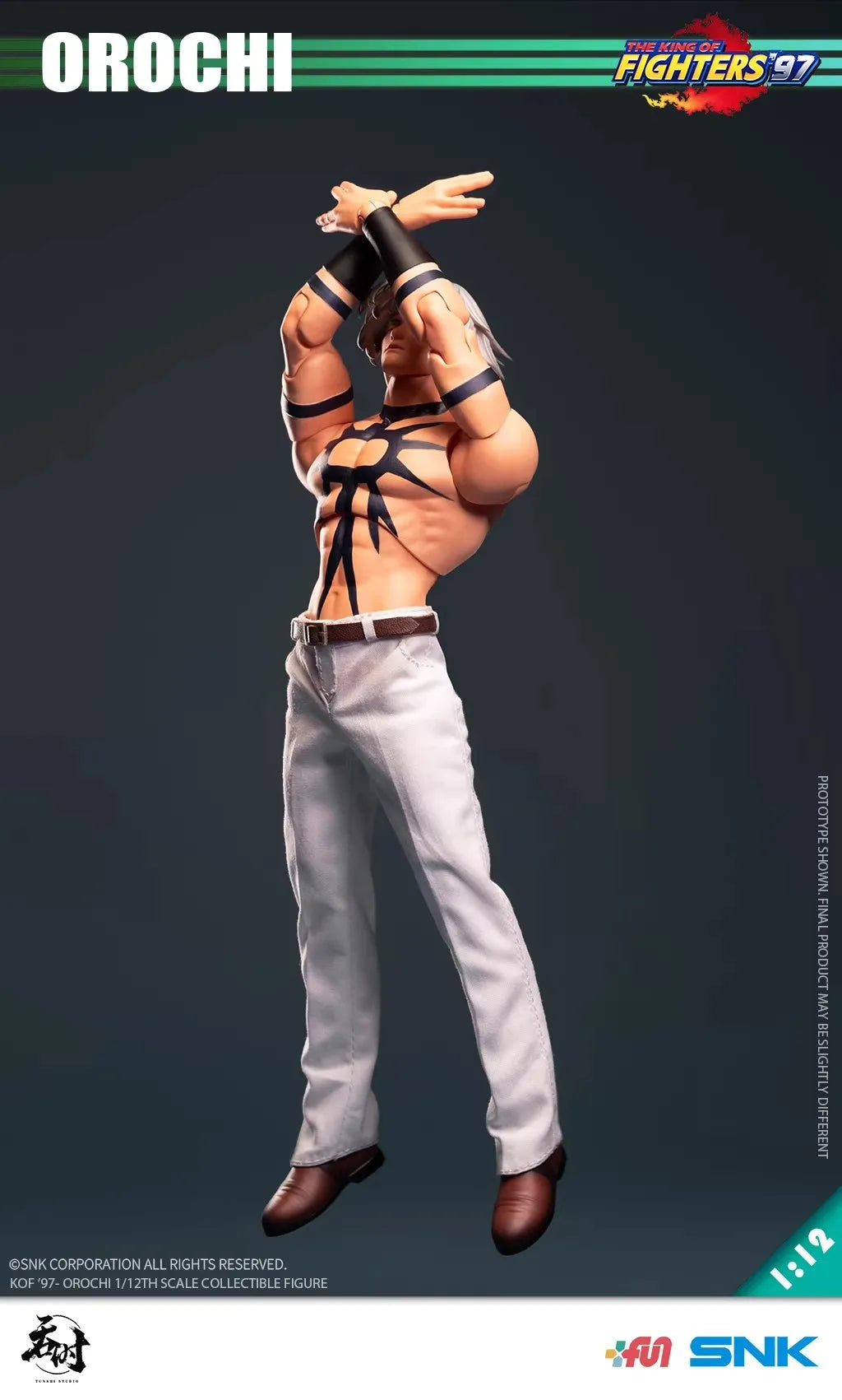 In Stock Original Tunshi Studio TS-015 KOF '97 Orochi Sun God SNK Genuine Authorized 1/12 Action Figure Toys