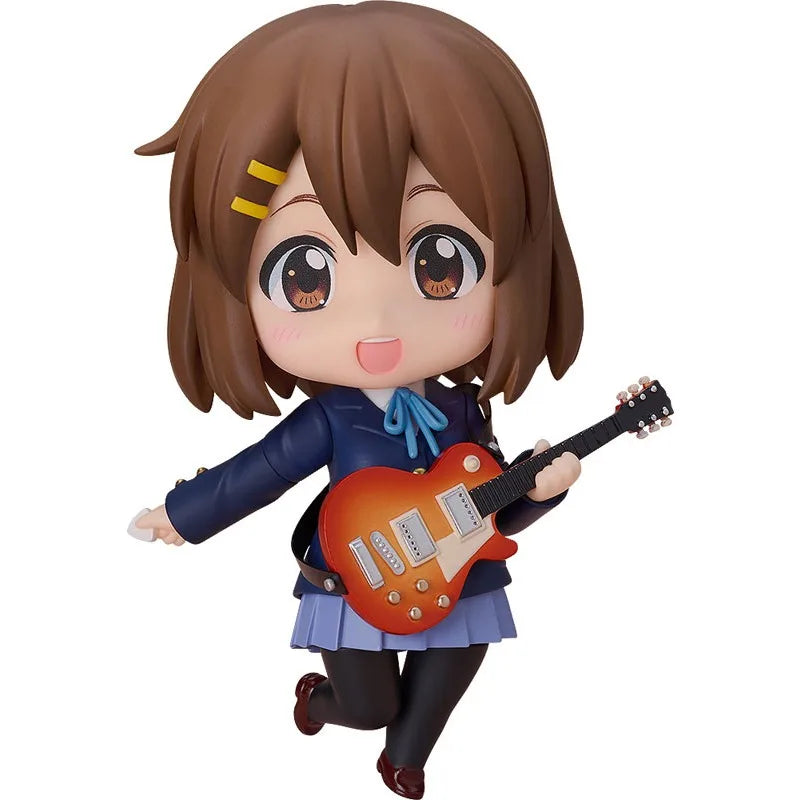 K-ON！Yui Hirasawa 2.0 100% Original genuine 10cm PVC Action Figure Anime Figure Model Toys Figure Collection Doll Gift