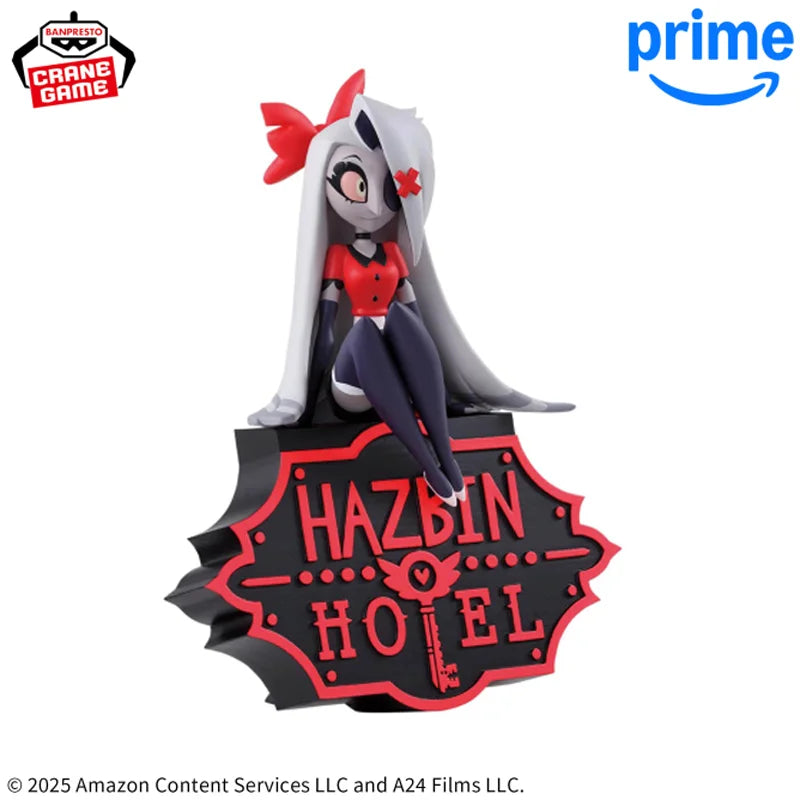 Genuine Original Bandai Banpresto Hazbin Hotel Vaggie PVC Anime Figure Model Collector Figurine Toys Desktop Ornament Doll Gift