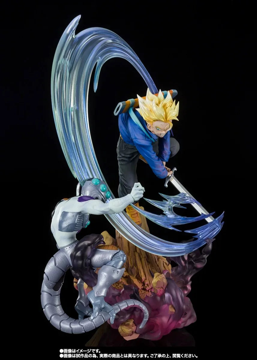 Adults Fun BANDAI Tamashii F.Zero Dragon Ball Ultimate Battle Trunks Vs Mecha Frieza Limited Edition Collectible Figure