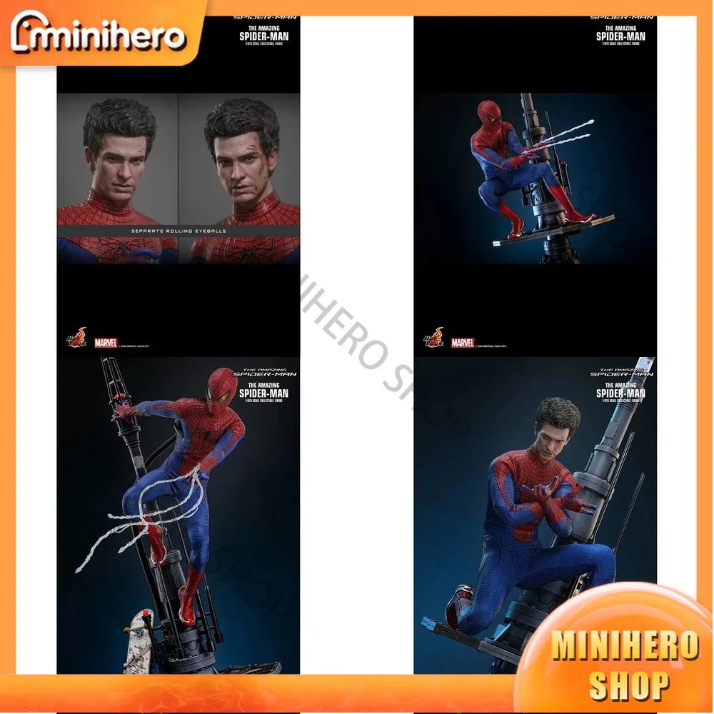 In Stock Authentic Hot Toys HT MMS771 MMS771B The Amazing Spider-Man Andrew Garfield Deluxe 1/6 Scale Collectible Figure