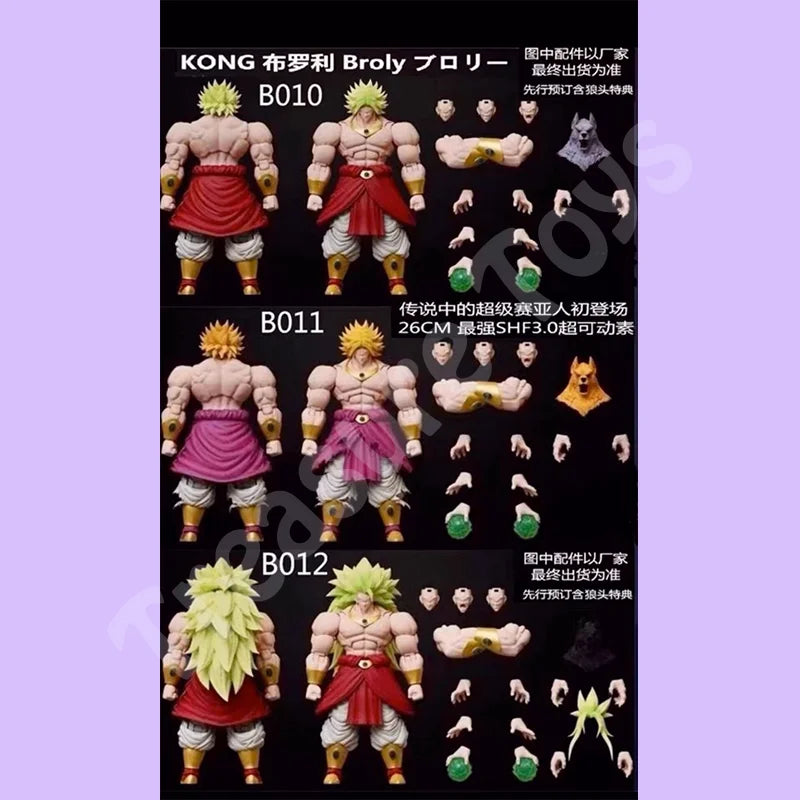 Red Bolt Studio Lion Heart Studio Dragon Ball Super Saiyan 3 SSJ3 Broly Fenrir RL003 RL004 RL005 Anime Action Figures Toys Gifts