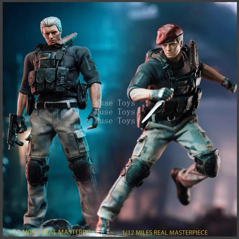 In Stock Patriot Studio 1/12 Scale H.C.F Undercover Red Beret Instructor Jack Crowsa 1.0 Full Set 6in Male Action Figure Model