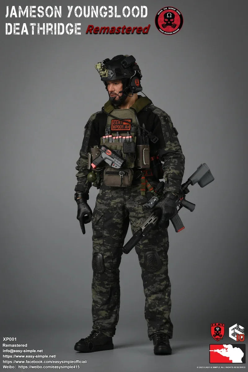 In Stock Easy&Simple ES XP001 1/6 ZERT Reset Version Mobile Soldier Action Figure Model Toys Gifts