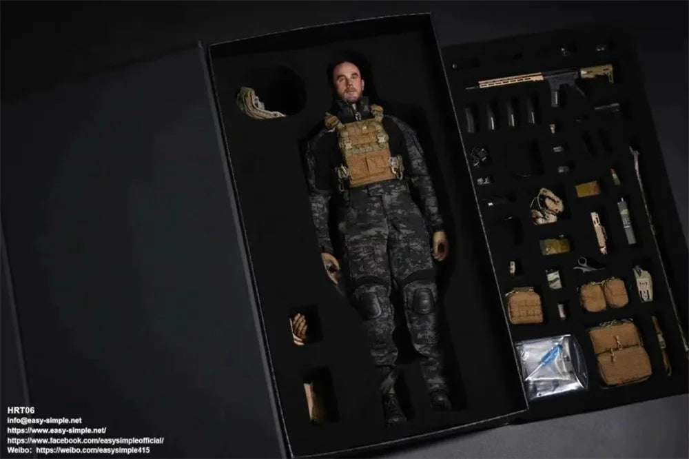1/6 Easy&Simple ES HRT06 HRT TEAM LEADER Operation Full Set Moveable Action Figure Gift For Fans Collectable