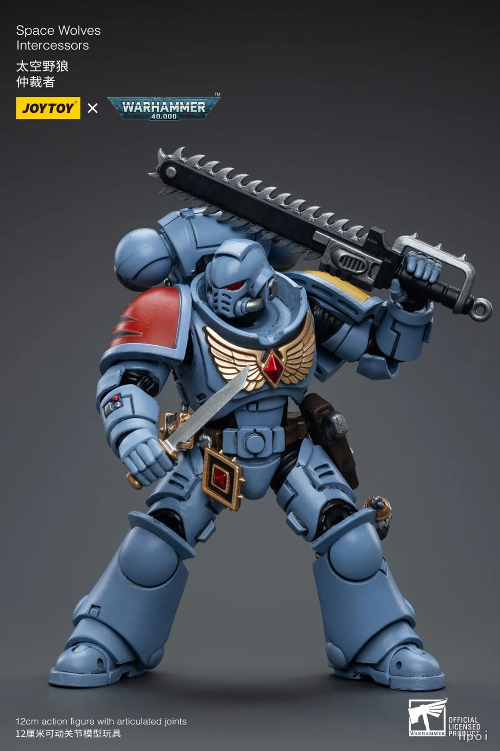 【SF】JOYTOY 1/18 Action Figures Warhammer 40K Space Wolves Intercessors  Anime Model Gifts  Collection