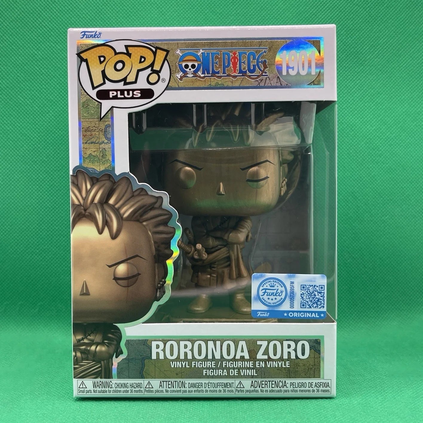 One Piece 25th Anniversary Monkey D Luffy Roronoa Zoro Vinyl Figure - Funko Pop Official Genuine Limited Edition Fans Toy Gift