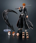 Original Bandai Shf Bleach Ichigo Kurosaki Hollowfication Getsuga Tenshou Action Figure Collectible Ornament Toy Gift In Stock