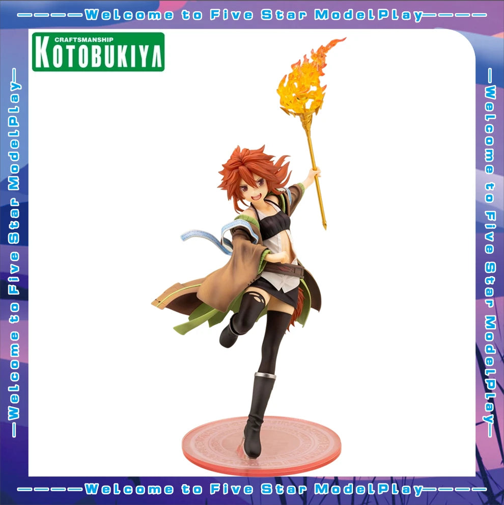 【FS】 Original Kotobukiya Yu-Gi-Oh Monster Duel Fire Spirit Hita Anime Figure Model Toys Gift Ornaments Collection