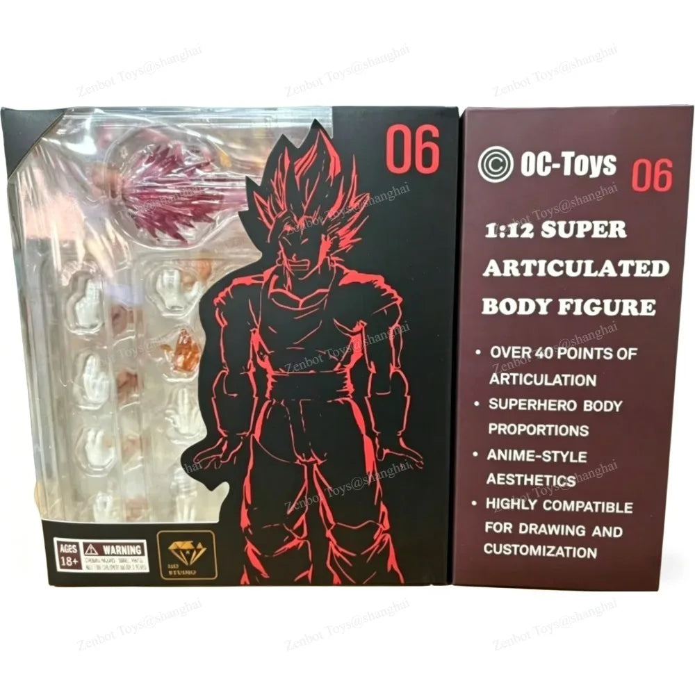 【In Stock】Shipped Within 24 hours OCTOYS vegito 06 Dragon Ball Vegitto Super Saiyan SHF 3.0 Body Movable Anime Action Figure