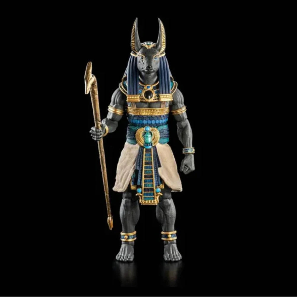 Four horsemen Toy design Anubis Black and Blue Version 7-Inch Action Figure Deluxe Model Doll