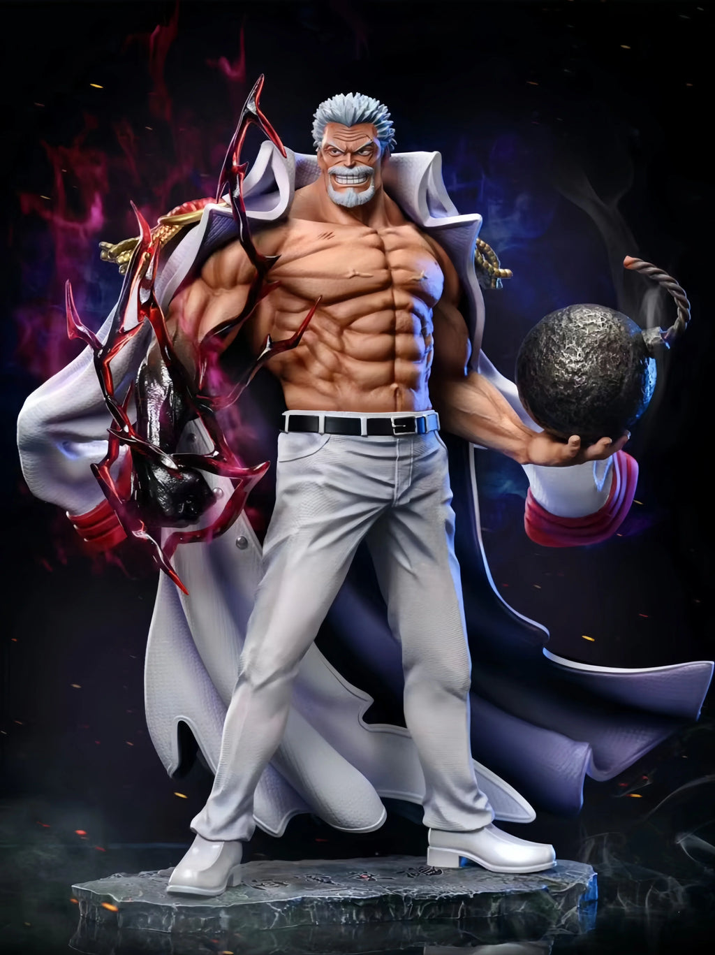Anime One Piece Figur Monkey D Garp Modell Puppen Stehende Haltung Serie Action Figur PVC Sammlung Desktop Ornament Gifta