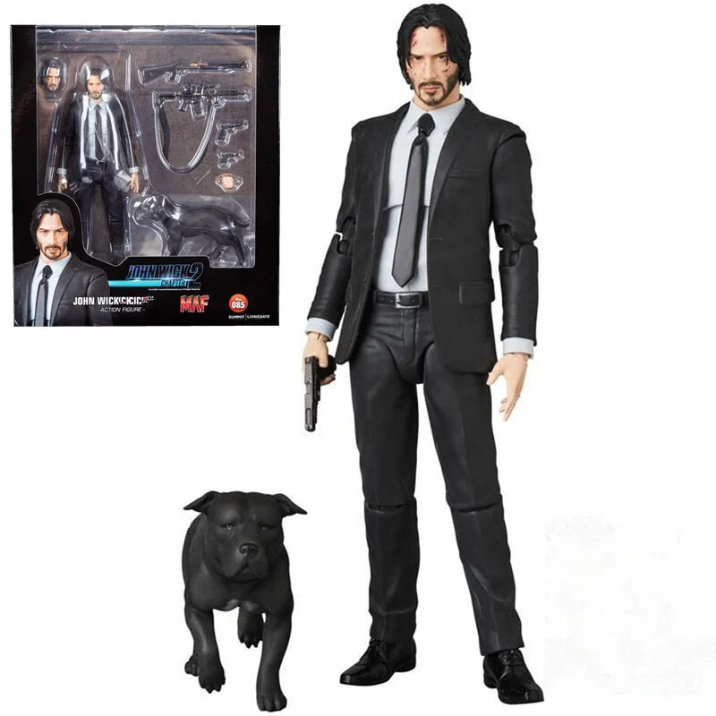 John Wick Figure Mafex 085 John Wick Chapter 2 Action Figures Collection Model Ornaments Toys Gifts