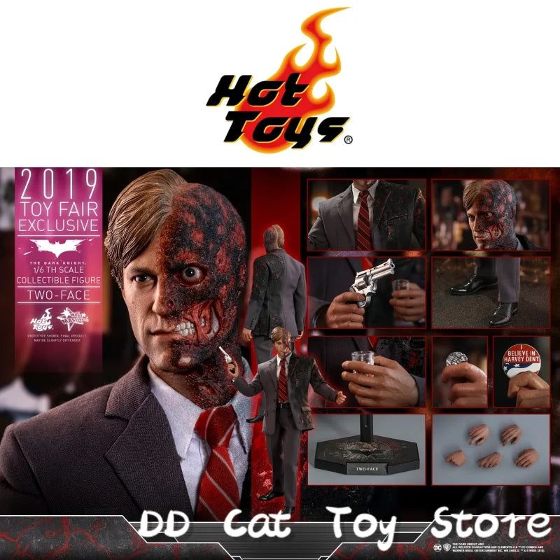 In Stock Genuine Hottoys HT MMS546 1/6 Dark Knight Two-Face Dolls Full Set 12Inch Male Soldier Action Figure Collectible Toy