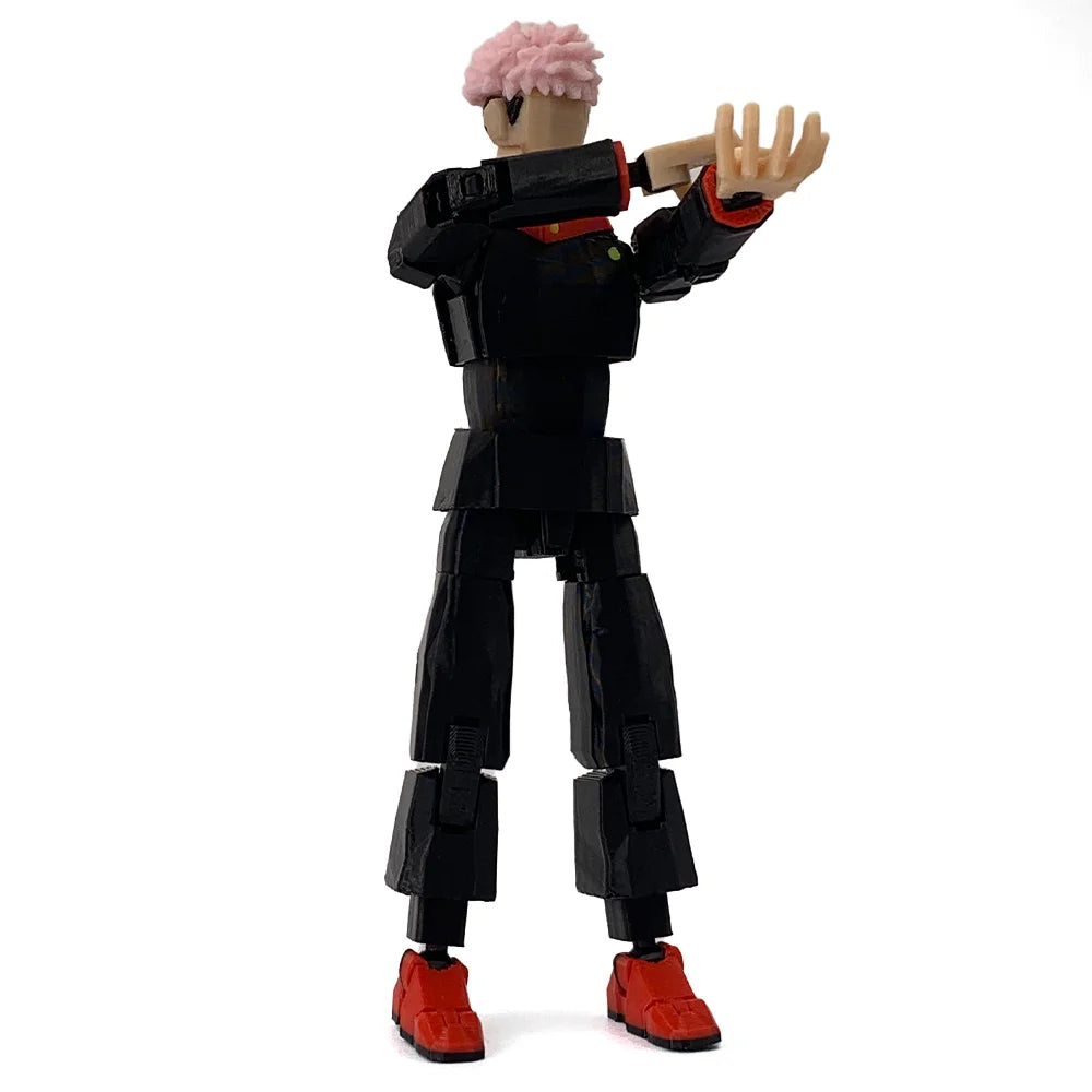 3D Printed Jujutsu Kaisen Ryomen Sukuna Anime Multi-Jointed Shapeshift Toys Action Figures Mannequin Model Ornaments Gifts