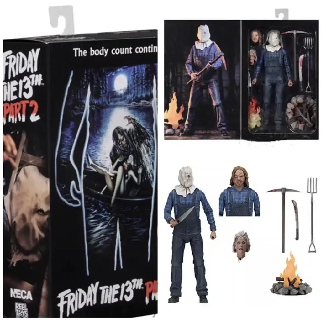 NECA Friday The 13th Figure Pennywise Part VII 7 New Blood Ultimate Jason Voorhees Action Figure Model Horror Halloween toy Gift