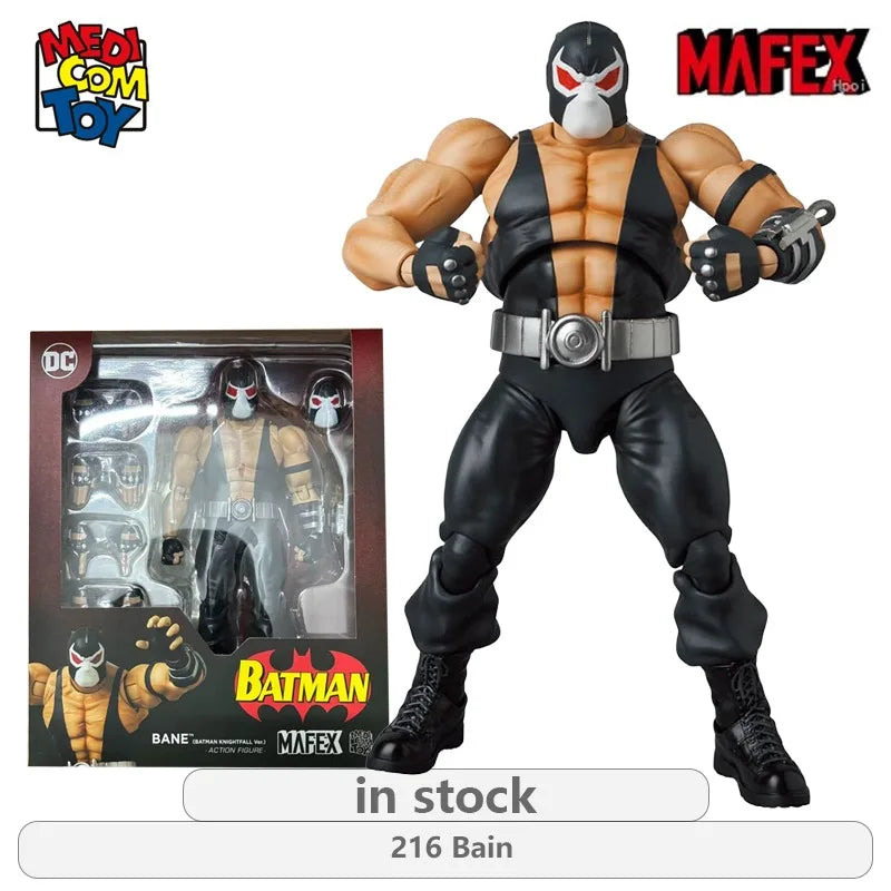 Medicom Toy Original MAFEX BATMAN KNIGHTFALL Series 215 Expedition Batman\216 Bain Anime Action Figure Model Toys Gifts Fo Boys