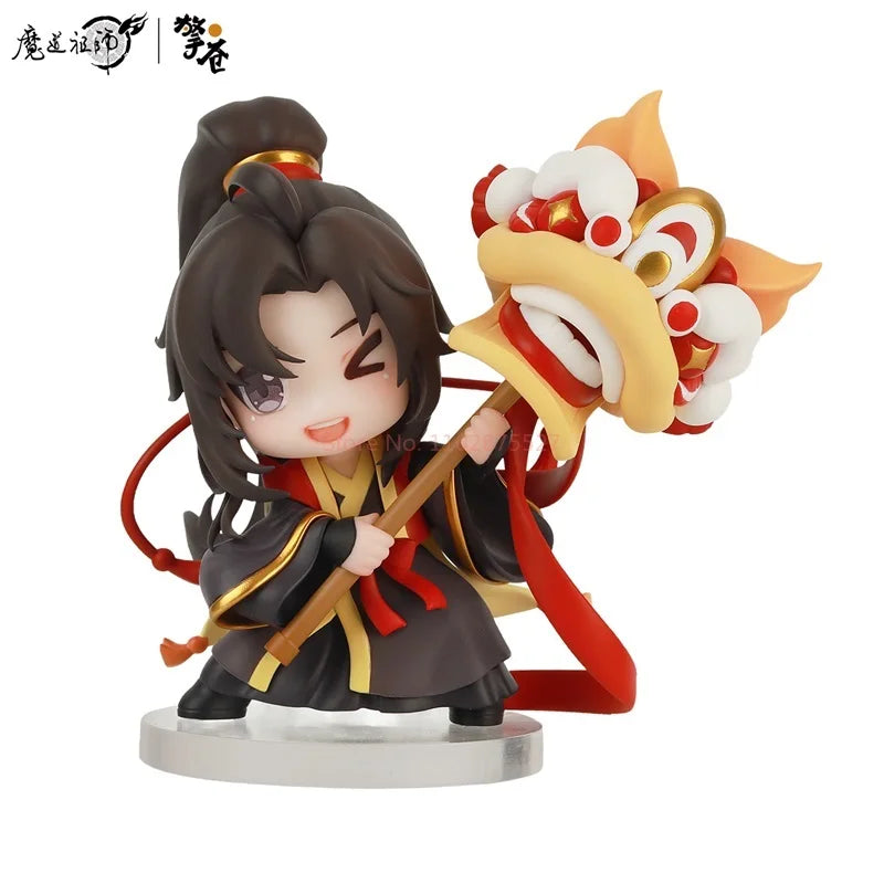 Original Mo Dao Zu Shi Wei Wuxian Lan Wangji "Dance And Music Ascending To The Level" Series Q-Version Figurine Collection Gift