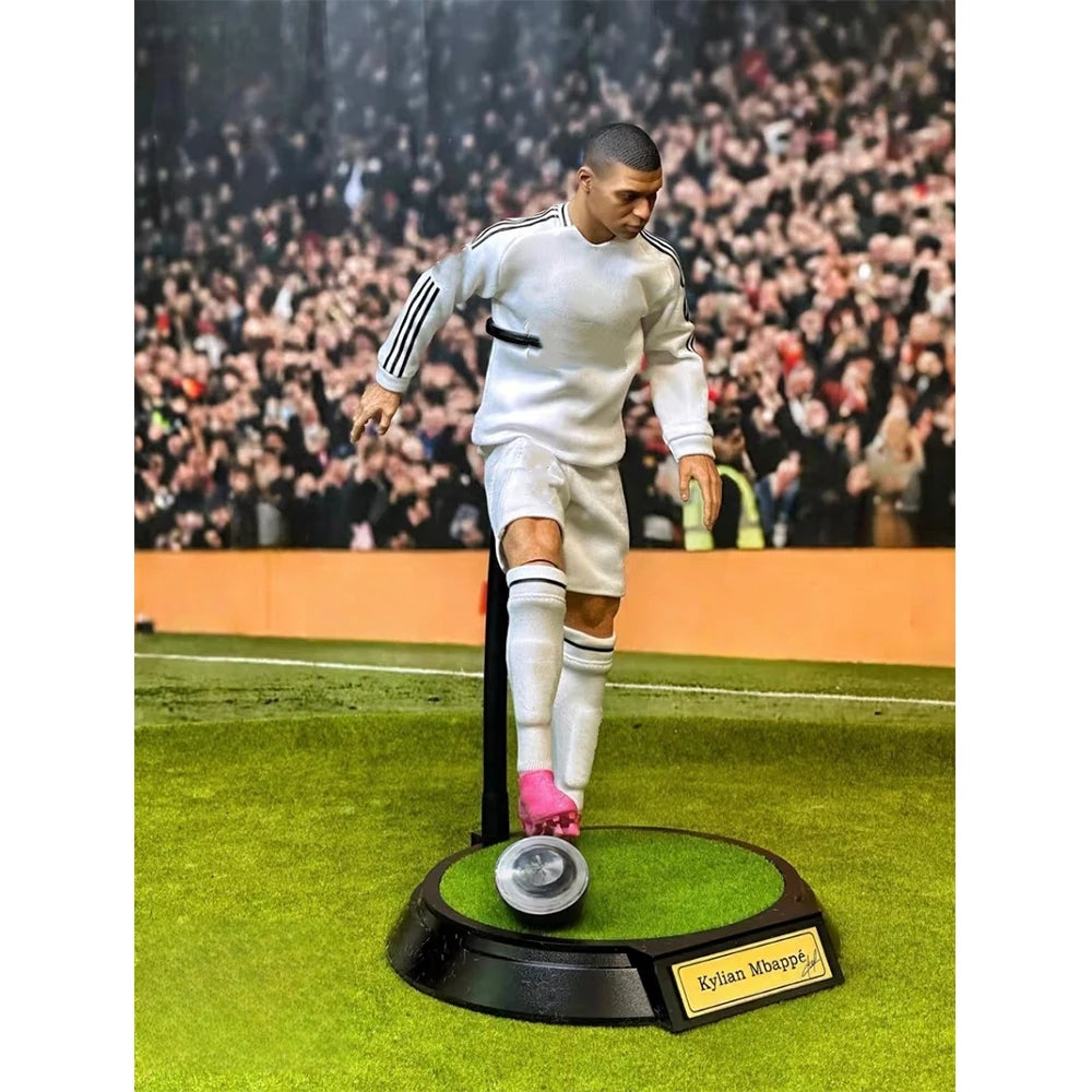 1/6 Kylian Mbappe Action Figures Deluxe Soccer Star Model With Custom Head Sculpt Collectible Children's Toy Birthday Gifts