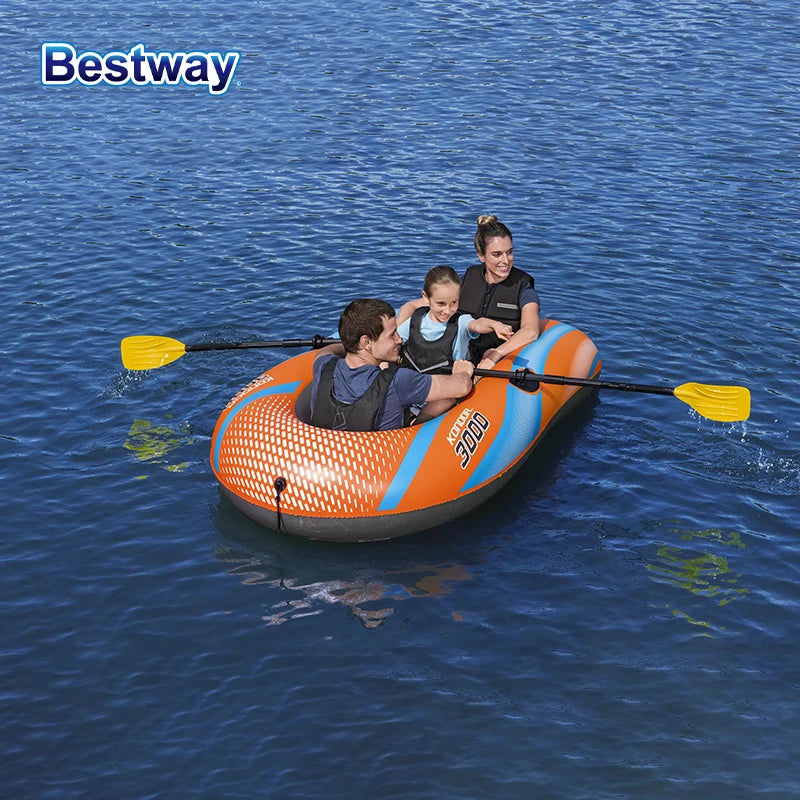 Bestway 61136/61140/61142/61146 Надуваем каяк за 1-3 души - Дълготрайно PVC рафтинг приключенско превозно средство за вълнуващи приключения