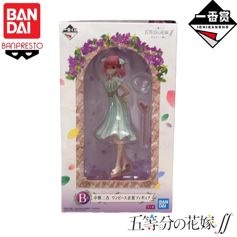 In Stock Original Bandai Banpresto The Quintessential Quintuplets Statue Model Garage Anime Characters Collectible Ornaments